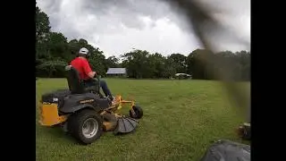 Real Time Mowing with Tall Grass Action Hustler X-One & Raptor SD