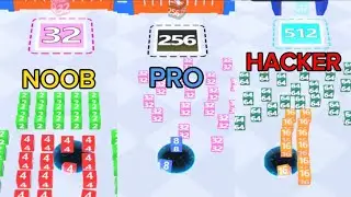 NOOB vs PRO vs HACKER Hole 2048