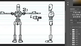 Photoshop: Preparing Character Reference Images for Modeling