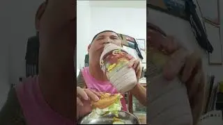 big head man,mukbang giant burger!@KASAPITTVVLOGS