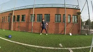 TERZO GIORNO DI PREPARAZIONE PORTIERI JUNIORES REGIONALE A TREVIGLIESE. LAVORO SU ARTI INFERIORI