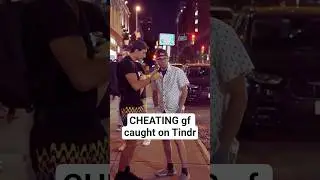 CHEATING gf caught on Tindr #shorts #cheating #love #heartbroken #relationship