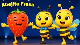Frutas Bailando Cumbia 🐝🍓 Abejita Chiquitita y Fresa | Canciones Infantiles Divertidas