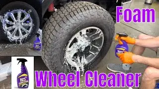 The Auction Car Hauler Ford F350 Wheels Are FILTHY!! Let's try Super Clean Foaming Wheel Cleaner!