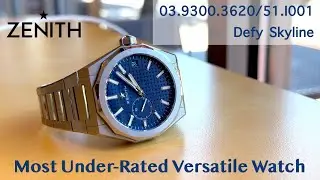 Review_Zenith Defy Skyline 41 mm Blue Dial | Most Under-Rated Versatile Watch | Not A Substitute