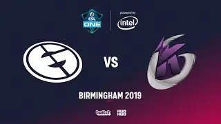 Evil Geniuses  vs Keen Gaming, ESL One Birmingham, bo2, game 2 [Lex & 4ce]