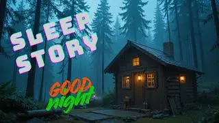 Cozy Rainy Cabin Sleep Story for Adults | ASMR Bedtime to Fall Asleep Fast 😴