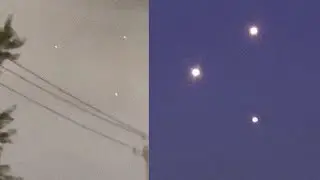 UFO / UAP Lights in Triangle formation spotted in New Jersey, USA, July 2023 👽