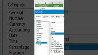 How to Add RS Symbol in Amount In excel