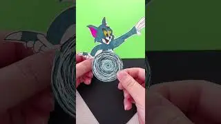 Craft DIY Running Tom and Jerry 🐱🐭 #diy