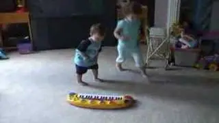 Dancing around the toy piano