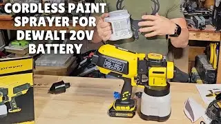 Cordless Paint Sprayer for DEWALT 20V Battery