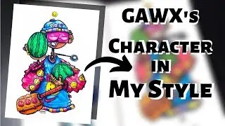 Draw Gawx Art's character in my style!
