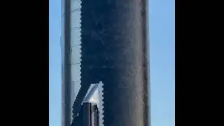 SN20 covered in heat shield tiles