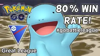 Shadow QUAGSIRE carries team to an 80% WIN RATE in Great League! | Pokemon GO Battle League PVP