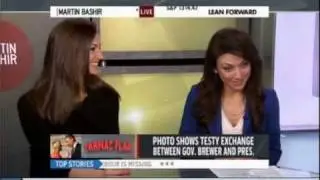 Jan Brewer Gets Feisty with President Obama | MSNBC Martin Bashir with Lili Gil