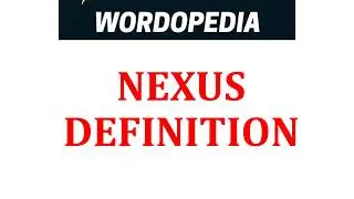 NEXUS DEFINITION