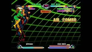 MvC2: VDO - Rogue Advanced Rushdown 100% Sequence .:7.17.22:.