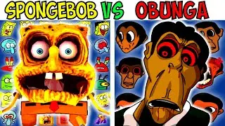 ALL SPONGEBOB VS OBUNGA TEST | FNF Character Test | Gameplay VS Playground