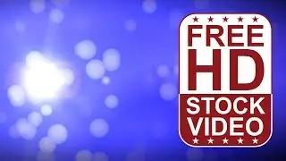 Free Stock Videos &ndash; abstract animated blue background with particles floating slowly 2D anim