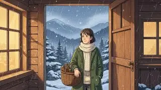 Winter in the Mountains 🍂 | A Healing Village Life Vlog | Rainy Nights, Firewood & Quiet Moments