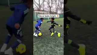 Young Baller With Elite Dribbling Skills &mdash; The Future Looks Bright 🔥⚽ #footballskills #youngballer
