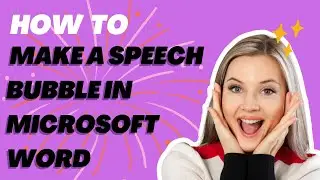 How to make a speech bubble in Microsoft Word  - create callout or speech balloon in word 2022