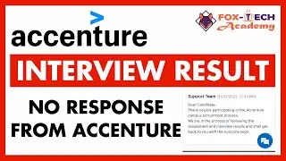 🔴 Accenture Update | No response from Accenture | #accenture #foxtechacademy #accentureupdate
