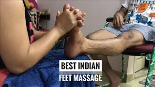 Best Indian Massage - Leg and Feet Massage by Aishwarya | ASMR | Puremassageworld