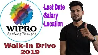 Wipro | Wipro Walk in drive 2019 | Wipro recruitment 2019 | wipro job