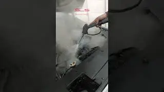Engine cleaning with Steam wash