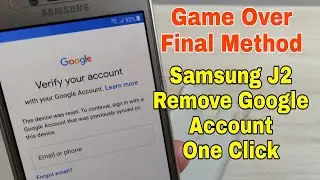 BOOM! Samsung J2 pro (SM-J250F/SM-J260F), Remove Google Account, Bypass FRP.