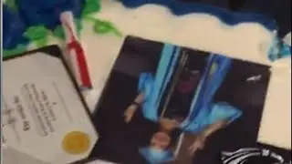 Walmart Styrofoam cake