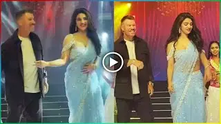 Cricketer David Warner Dance With Robinhood Movie Team For Adhi Dha Surprisu Song