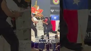 Testing Power & Going for a World Title | Martial Arts Creative Breaking #karate #martialarts #tkd