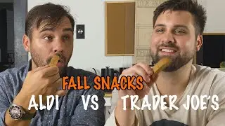 WHO IS BETTER? Aldi VS. Trader Joe's: FALL SNACKS