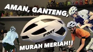 Unboxing dan Review Helm Sepeda Murah Meriah: PMT K-02!!