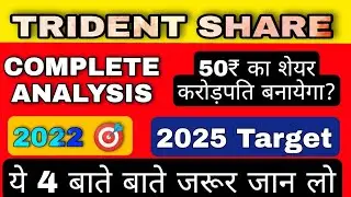 trident stock analysis | trident share target 2025 | trident share latest news today | trident ltd