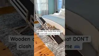 Wooden dog ramps don't have to be ugly!🚫And DoggoRamps prove it! #dogs #dogramp
