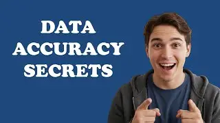 How Do You Ensure Accuracy In Your Data Entry?