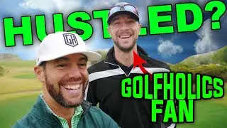GOLFHOLICS FAN VS COACH!/DID COACH JUST GET HUSTLED?
