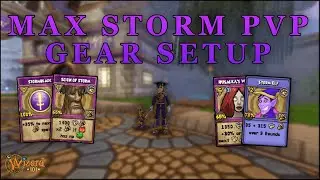 WIZARD101: 140 (MAX) STORM PVP ELF GEAR SETUP!