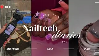 Nail Tech Diaries Ep. 1 | A Real Day in My Life (Church, Errands & Clients)