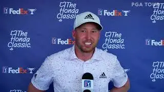 Leader after Round 2, Daniel Berger talks golf & his mothers cooking