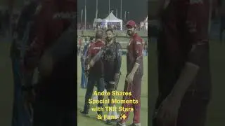 Andre Shares Special Moments with TKR Stars & Fans ✨ | CPL 2025 Behind the Scenes 🏏