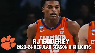 RJ Godfrey 2023-24 Regular Season Highlights | Clemson Forward