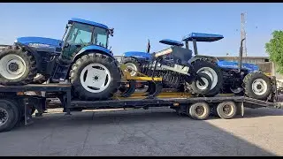 DEMOSTRACION DE TRACTORES NEW HOLLAND EN CAMPO.