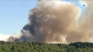 Retour en images sur l'impressionnant incendie survenu jeudi dans le Jura