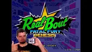 Real Bout Fatal Fury no Everdrive do Mega Drive