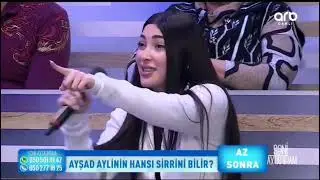 İki qız studiyada bir birlərinin gizli sirlərini açıqladılar 